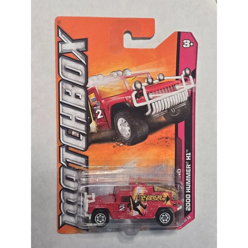 NIB NOS MATCHBOX MBX ISLAND - Search‎ & Rescue RED 2000 HUMMER H1